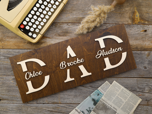 Wooden Pallet Sign For Dads