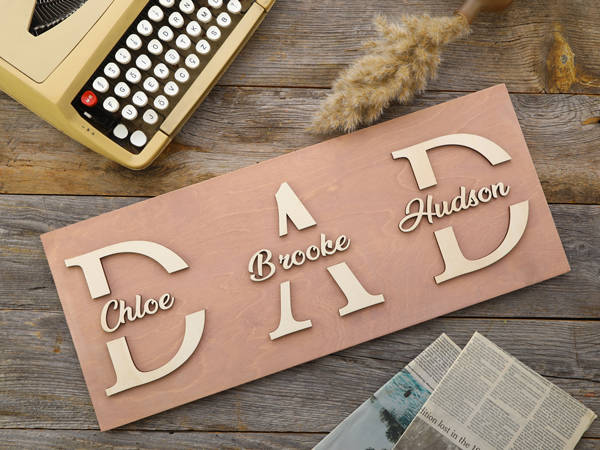 Wooden Pallet Sign For Dads