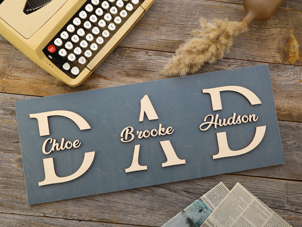 Wooden Pallet Sign For Dads