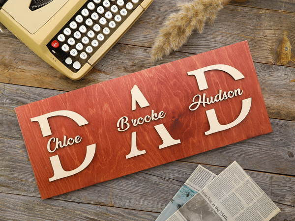 Wooden Pallet Sign For Dads