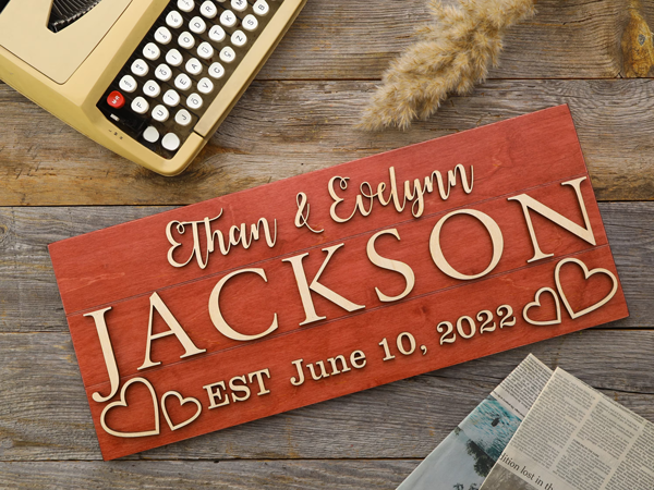 Wooden Gift Wedding Pallet Sign