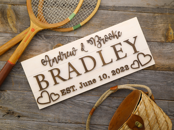 Wooden Gift Wedding Pallet Sign